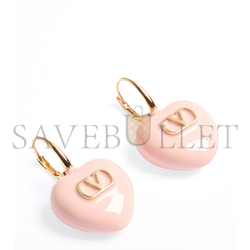 VALENTINO COEUR ROYAL METAL AND ENAMEL EARRINGS 8W2J0BJ5MJP_MXS